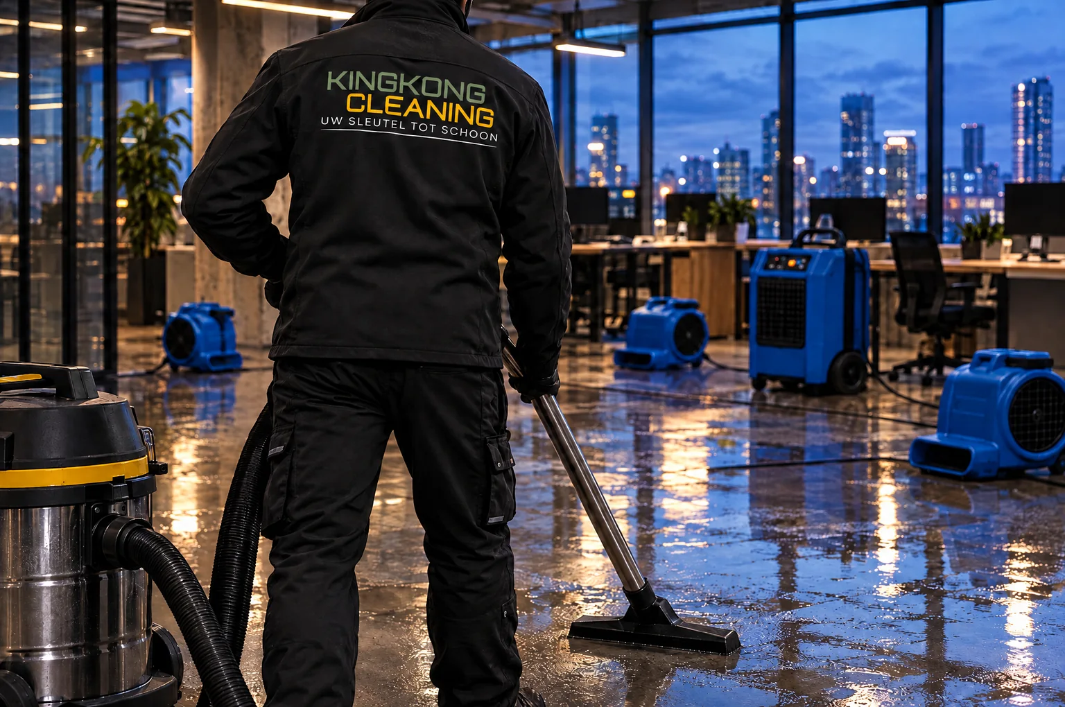 Professionele reiniging na waterschade